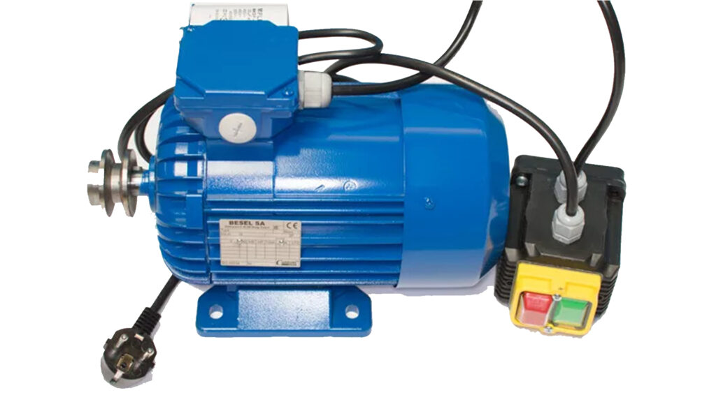 Електродвигател 1,1 kW / 230 V (комплект) за бетонобъркачка BWA-110 / BWA-80 / BWJ-160 / BWJ-130