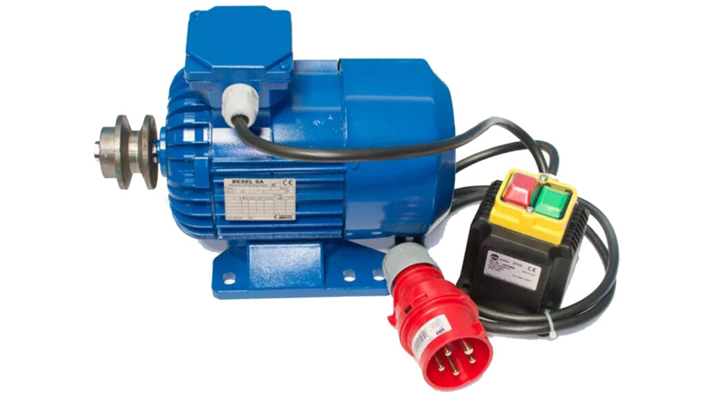 Електродвигател 1,5 kW / 400 V (комплект, трифазен) за бетонобъркачка BWA-200 / BWA-150
